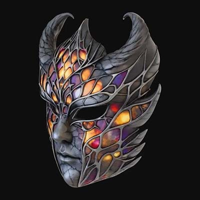Mask with texture