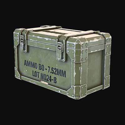 Crate with texture